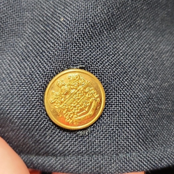 Vintage Hill & Archer Wool Blend Suit Navy Blue 40R HAS FLAWS SEE DESCRIPTION - Picture 2 of 16